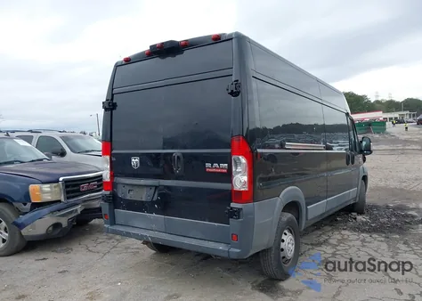 2018 Ram Promaster 2500 High Roof 159 Wb from USA, damaged, VIN 3C6TRVDG8JE156777